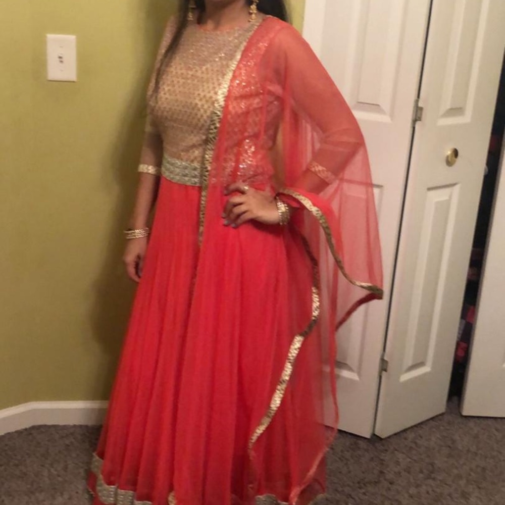 Floor length anarkali